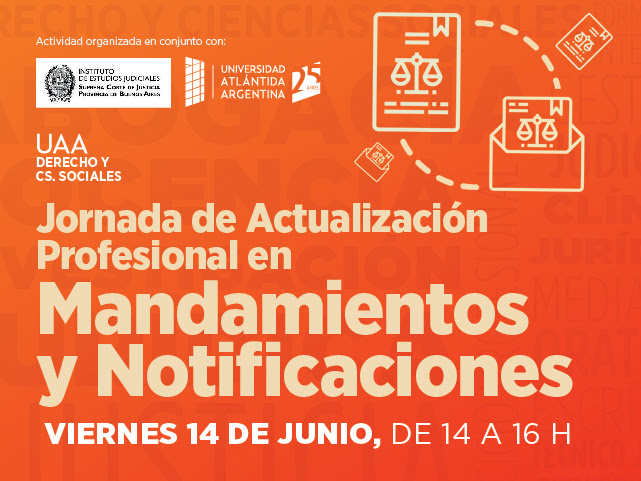 • Jornada de Actualización Profesional en Mandamientos y Notificaciones