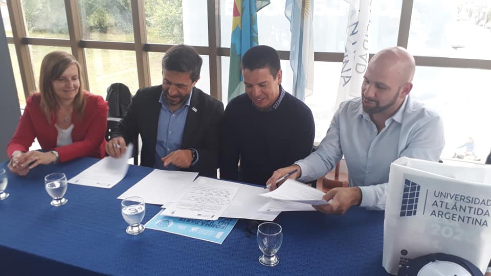 • La Atlántida rubricó un convenio con la Federación del Deporte Universitario Argentino (FEDUA)