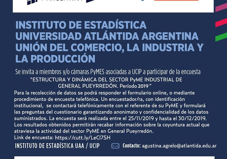 • Relevamiento Estadístico: Estructura y Dinámica del sector Pyme Industrial de General Pueyrredón